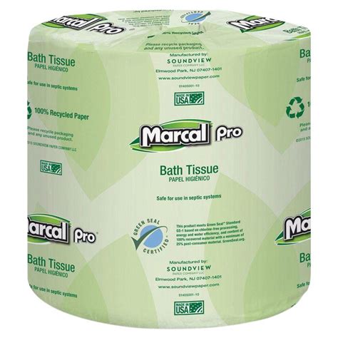 Marcal Pro 4.30 in. x 3.66 in. 2-Ply White Bath Tissue-MRC5001 - The Home Depot