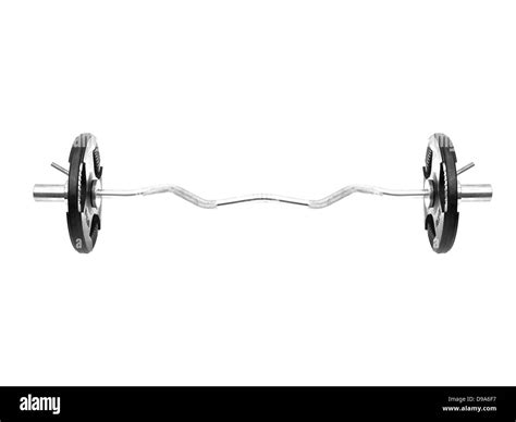 Gym weights isolated against a white background Stock Photo - Alamy