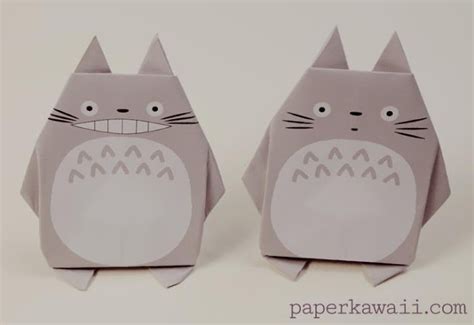 Origami Totoro DIY - Fun Crafts Kids