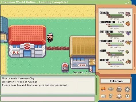 Free Online Pokemon Games: Pokemon World Online - Free RPG Game|Free Pokemon Games|Pokemon ...