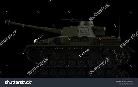 Metallic Dark Green Military Tank On Stock Illustration 2088989602 | Shutterstock