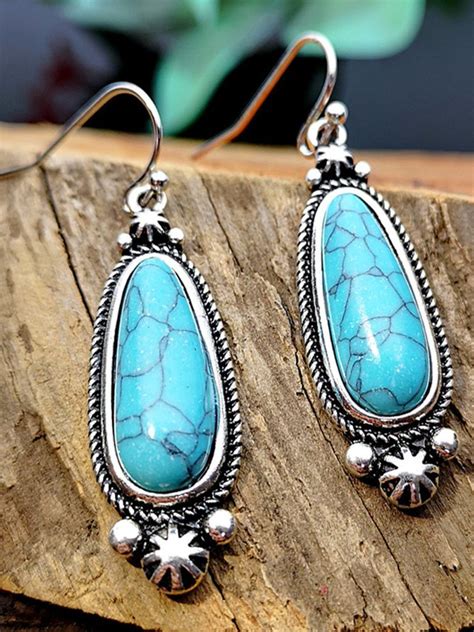 Vintage Turquoise Earrings | roselinlin