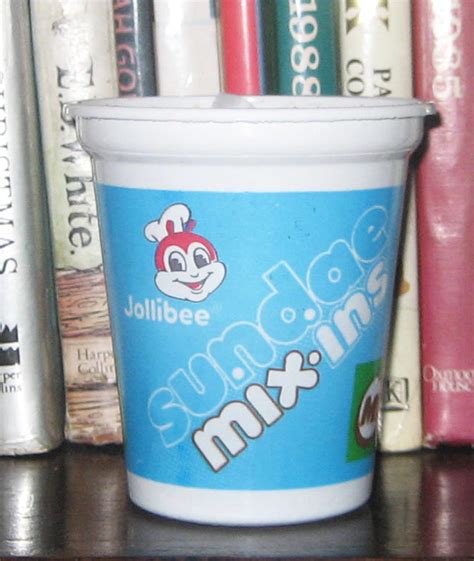 Percy's Tumblers and other Thirst Quenchers: Jollibee Sundae Mix Ins 2012