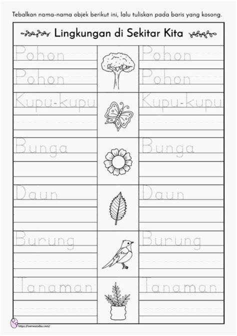 Soal Anak Paud Tema Lingkunganku - Jual Buku Paud Tk Tema Kebutuhanku Umur 5 6 Tahun Kota ...