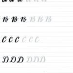 Free Calligraphy Practice Sheets Worksheets Printable | Ronald Worksheets