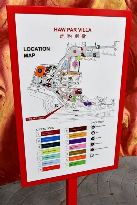 Haw Par Villa Map | Theme park, Location map, Villa