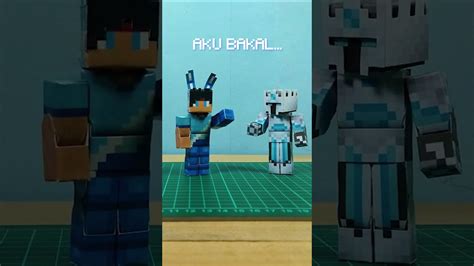 Membuat @Frost Diamond Dari Kertas?? | Minecraft Papercraft Stop Motion - YouTube