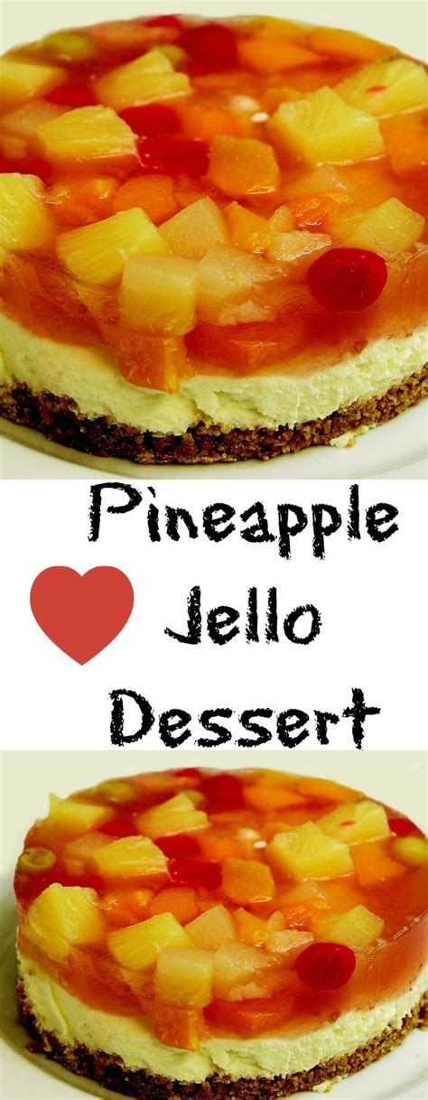 Pineapple Jello Dessert | Desserts, Jello desserts, Pineapple jello