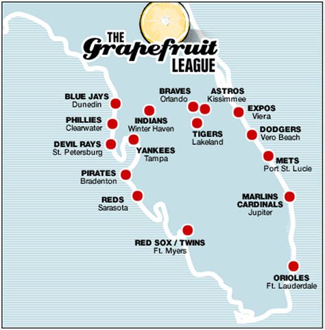 Image result for spring training florida map | Spring training florida, Spring training baseball ...