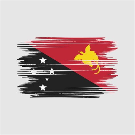 Papua New Guinea flag Design Free Vector 11383234 Vector Art at Vecteezy