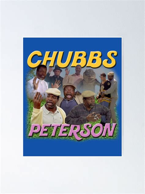 "Happy Gilmore Chubbs Peterson Bootleg " Poster for Sale by PartyMax | Redbubble