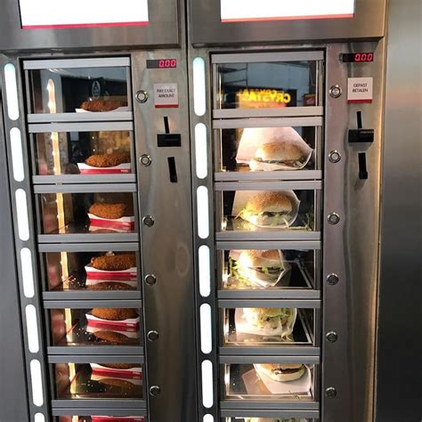 Not sure why you would want a cheeseburger out of this vending machine when there is so much ...