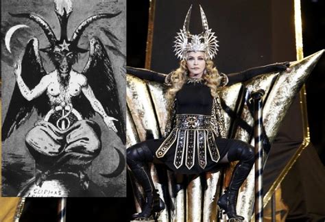 Elias Blog: Super Bowl - Madonna_baphomet, devil worship