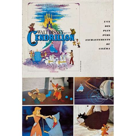 CINDERELLA French Herald - 7x9 in. - 1950/R1978