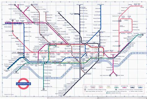 London Tube Map History