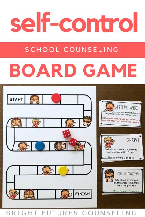 Self-Control Board Game + Digital School Counseling Game