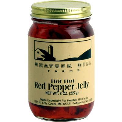 Red Pepper Jelly (Extra Hot) | Heather Hill Farms