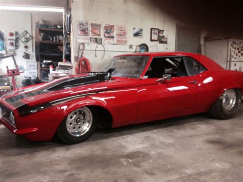 1968 Chevrolet Camaro Pro Street Drag Race Car 350 Sbc 8.50 cert 117 ...