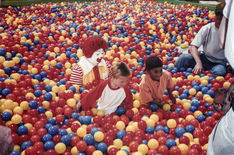 Ronald McDonald and his friends play baseball, but with Ronald’s magic ...