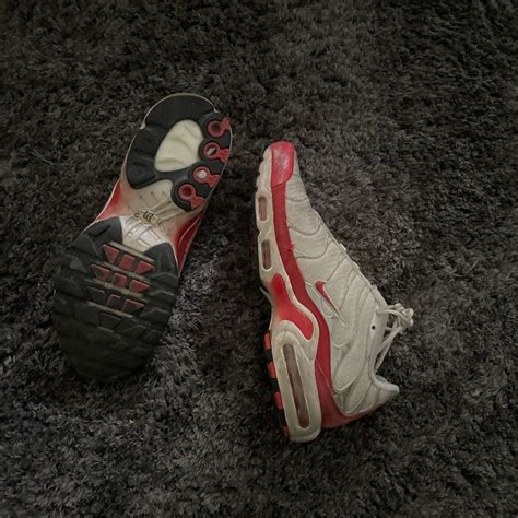 Nike tn white,red - Depop