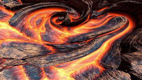 Volcano Lava HD Orange Aesthetic Wallpapers | HD Wallpapers | ID #54396