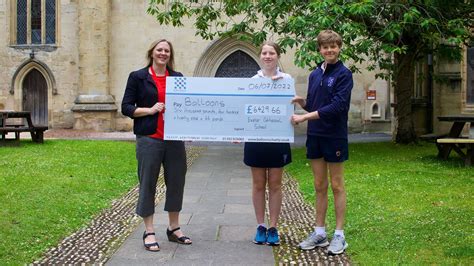 Exeter Cathedral School raises over £6,000 for local charity supporting bereaved children and ...