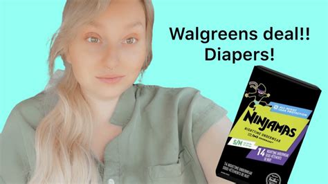 Walgreens diaper deal!! - YouTube