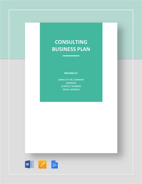 Free Consulting Business Plan Template - prntbl.concejomunicipaldechinu.gov.co