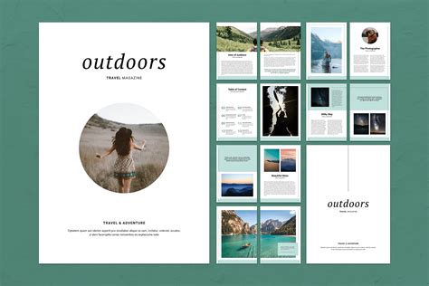 Magazine Template – Outdoors - UI Creative