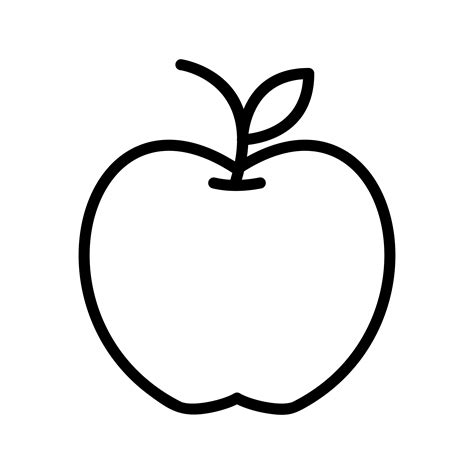 Vector Apple Icon 347908 Vector Art at Vecteezy