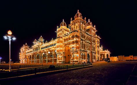 India - Karnataka - Mysore - Mysore Palace - Night View 7 | Flickr