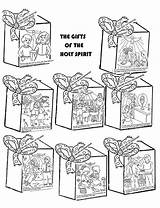 Gifts Of The Holy Spirit Coloring Pages sketch template