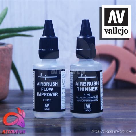 Vallejo Airbrush Paint Thinner Flow Improver Cleaner | Shopee Philippines