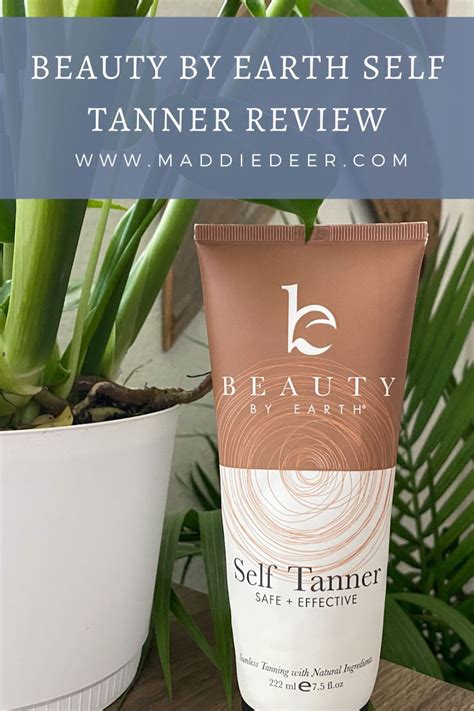 Beauty By Earth Self-Tanner Review