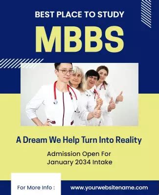 Customize MBBS Poster Templates Online - PhotoADKing