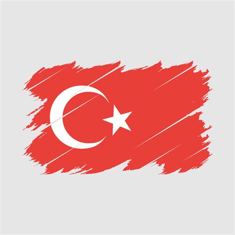 Turkey Flag Brush Vector 16923715 Vector Art at Vecteezy