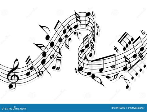 Music Notes Stock Photo - Image: 21445280