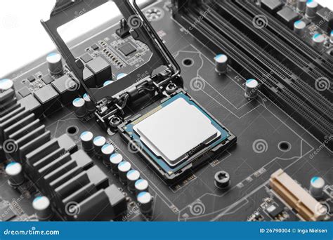 CPU On Motherboard Stock Images - Image: 26790004