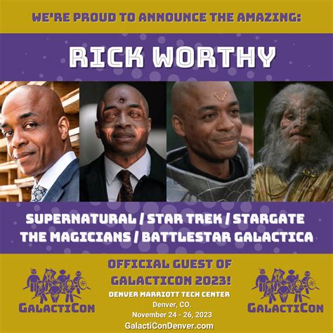 Heads Up 'Supernatural' Fans. Rick Worthy Announced For GalactiCon Denver - Nerd Alert News