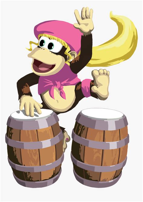 Donkey Kong Bongos Png - Kong Quest Donkey Kong Country Diddy And Dixie ...