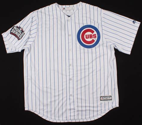 Ben Zobrist Signed Chicago Cubs 2016 World Series Jersey (Schwartz COA ...