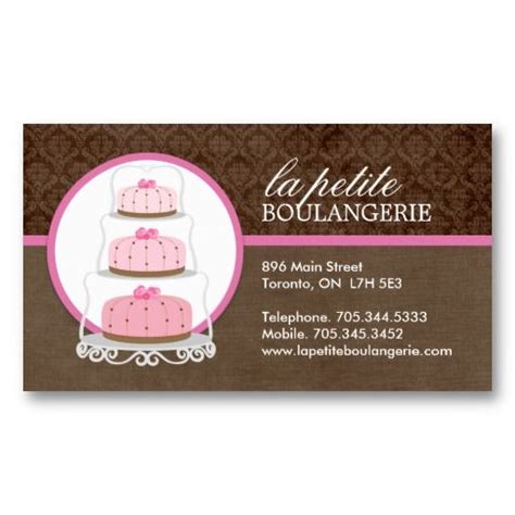 Cake Bakery Business Cards | Zazzle.com in 2022 | Bakery business cards, Cupcake business cards ...