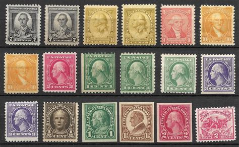 Mint Hinged Early 20th Century Lot of U.S. Stamps | United States, General Issue Stamp / HipStamp