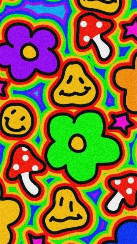 Weird core smiley mushroom wallpaper – Artofit