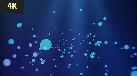 Royalty Free Abstract 4K background animation underwater circles leaks 3