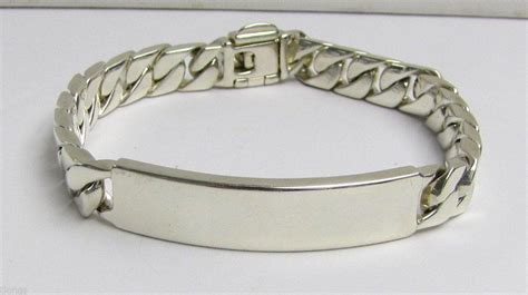 Tiffany & Co. Sterling Silver Men's ID Cuban Link Bracelet | #1738037975