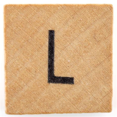 Scrabble letter L