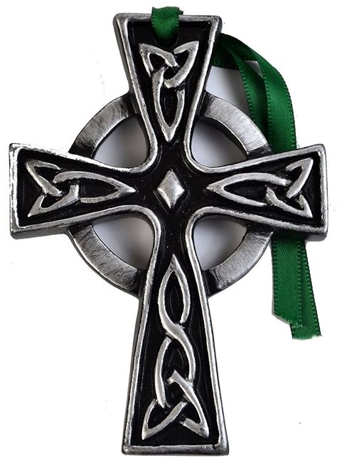 Celtic Cross Hanging Decoration 4'' - Island Turf Crafts