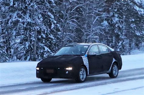 The 2023 Hyundai Accent Steps Out In Snow With Heavy Clothing