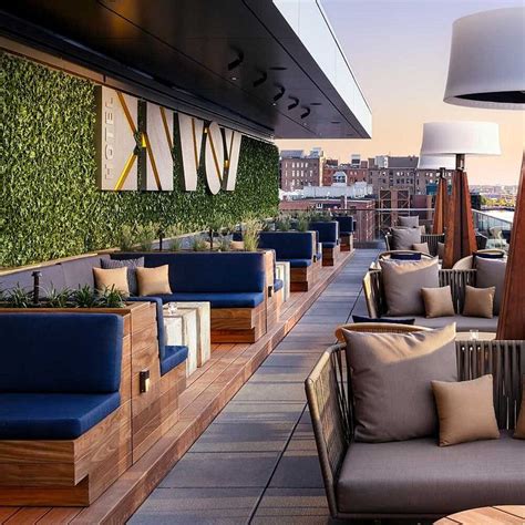 Best Rooftop Bars in NYC | Rooftop restaurant design, Modern restaurant design, Rooftop restaurant